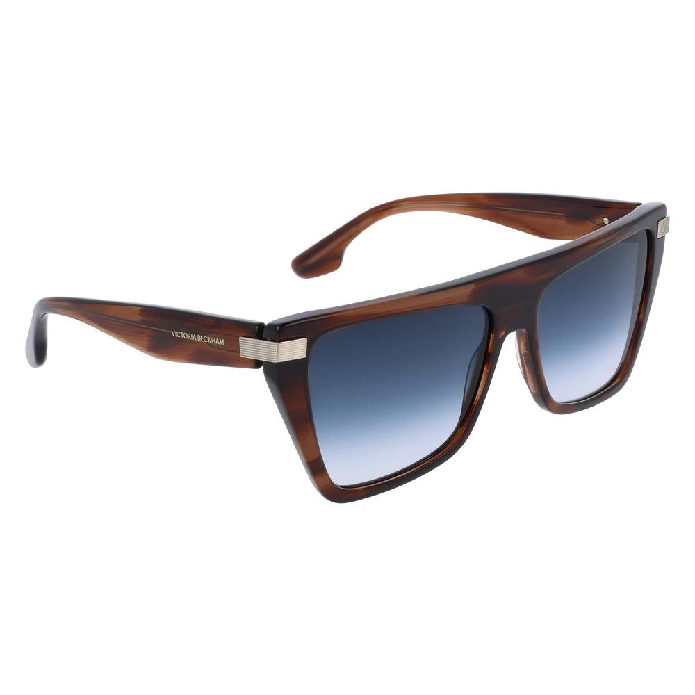 Victoria Beckham Brown Acetate Sunglasses by Victoria Beckham
