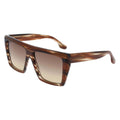 Victoria Beckham Brown Acetate Sunglasses by Victoria Beckham