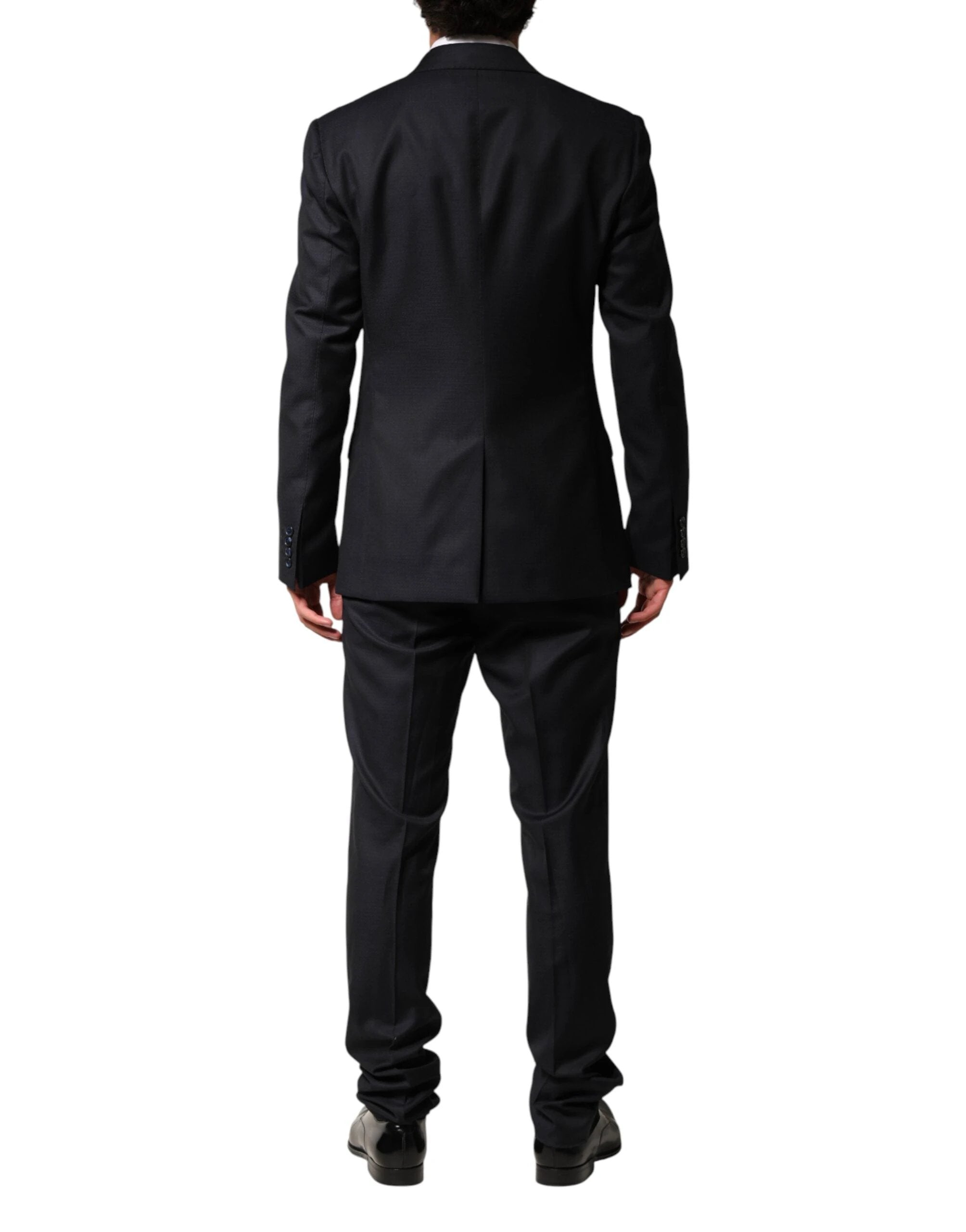 Dolce & Gabbana Black Wool Single Breasted Men 2 Piece Suit by Dolce & Gabbana