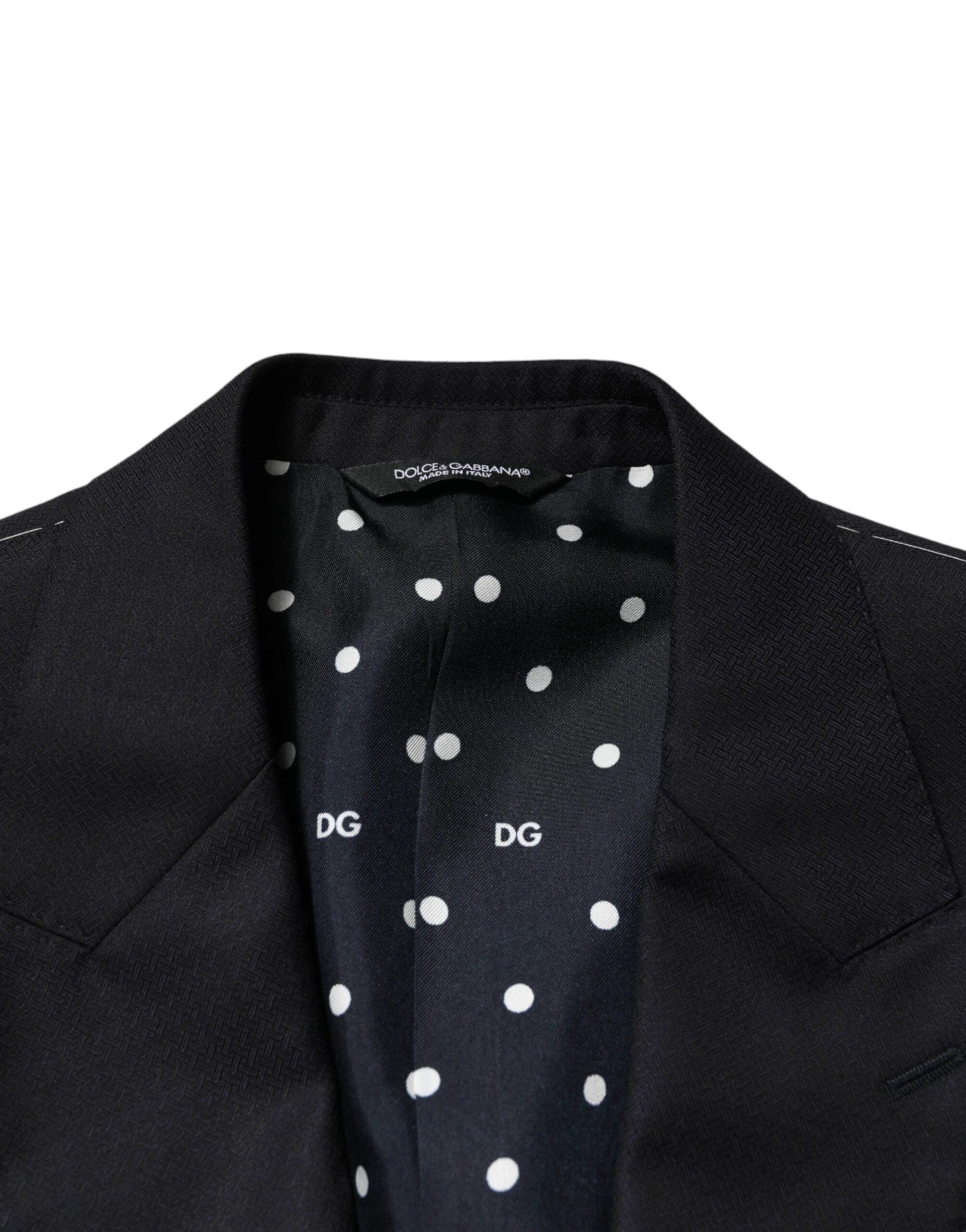 Dolce & Gabbana Black Wool Single Breasted Men 2 Piece Suit by Dolce & Gabbana