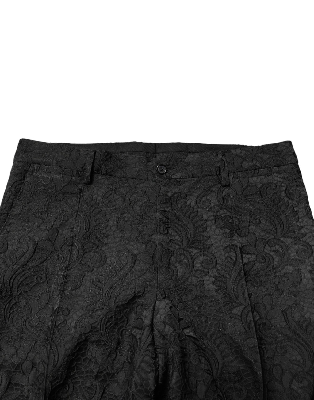 Dolce & Gabbana Black Brocade Single Breasted 2 Piece Suit by Dolce & Gabbana