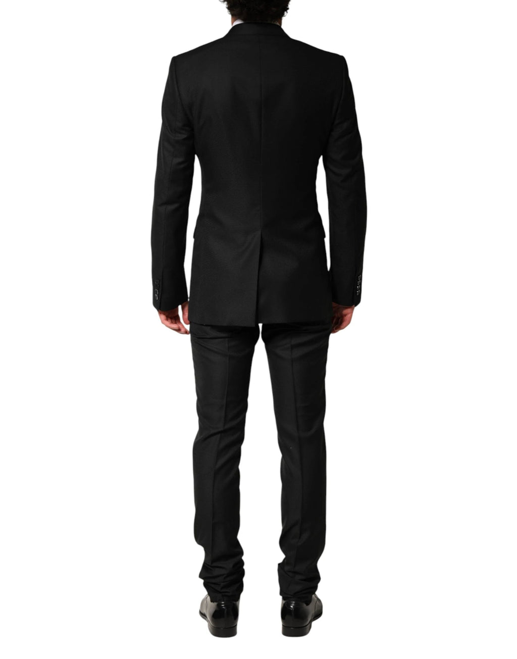 Dolce & Gabbana Black Embellished Single Breasted 2 Pc Suit by Dolce & Gabbana
