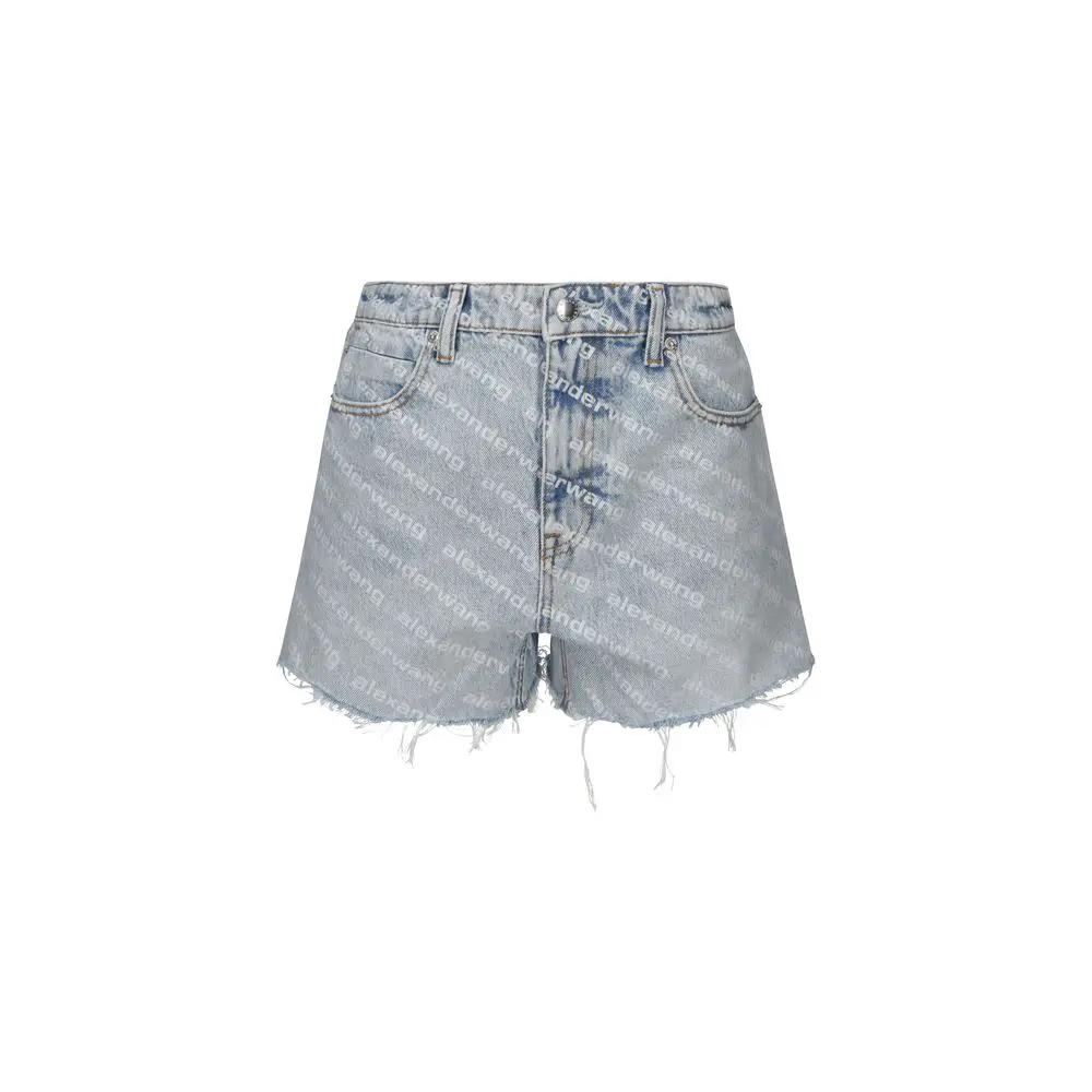 Bermuda en coton bleu Alexander Wang