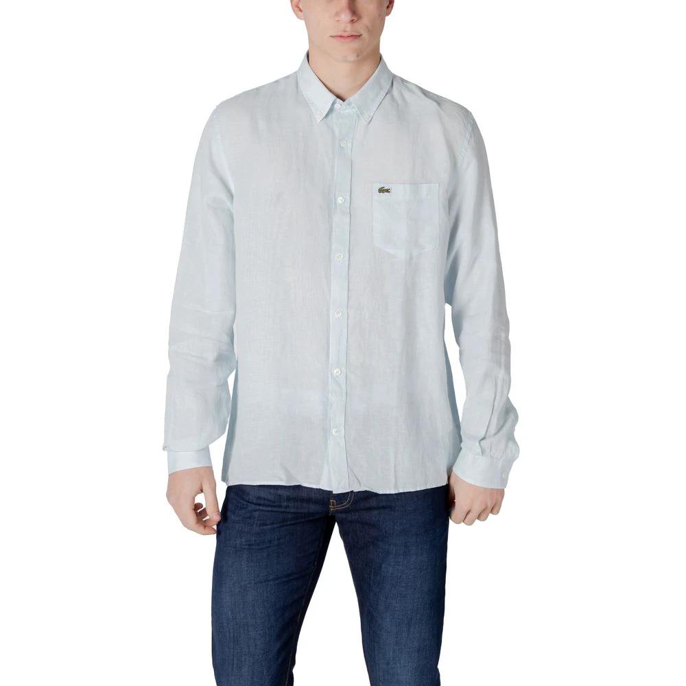 Lacoste Blue Linen Shirt by Lacoste