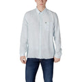 Lacoste Blue Linen Shirt by Lacoste