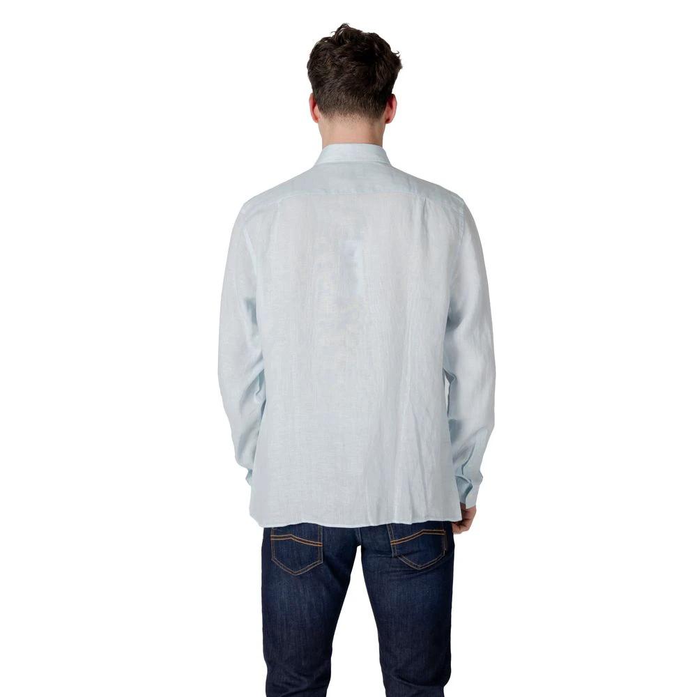 Lacoste Blue Linen Shirt by Lacoste