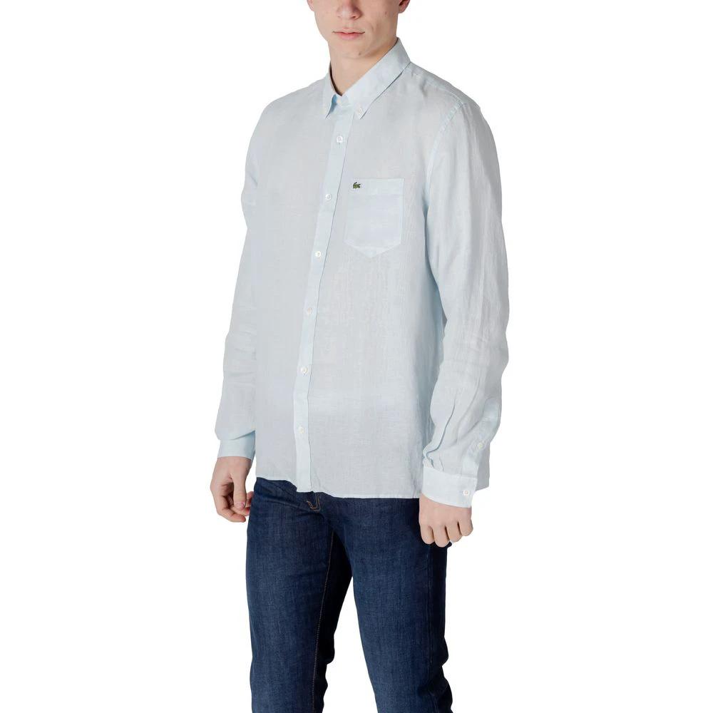 Lacoste Blue Linen Shirt by Lacoste