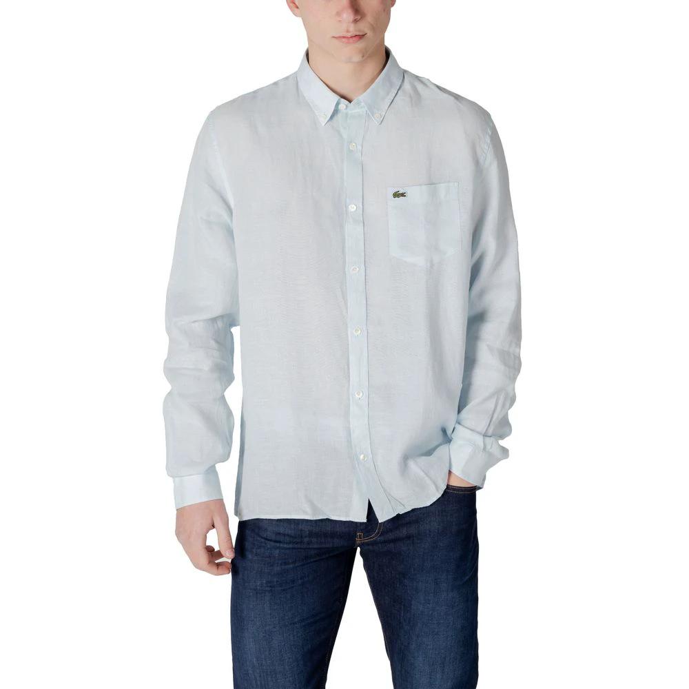 Lacoste Blue Linen Shirt by Lacoste