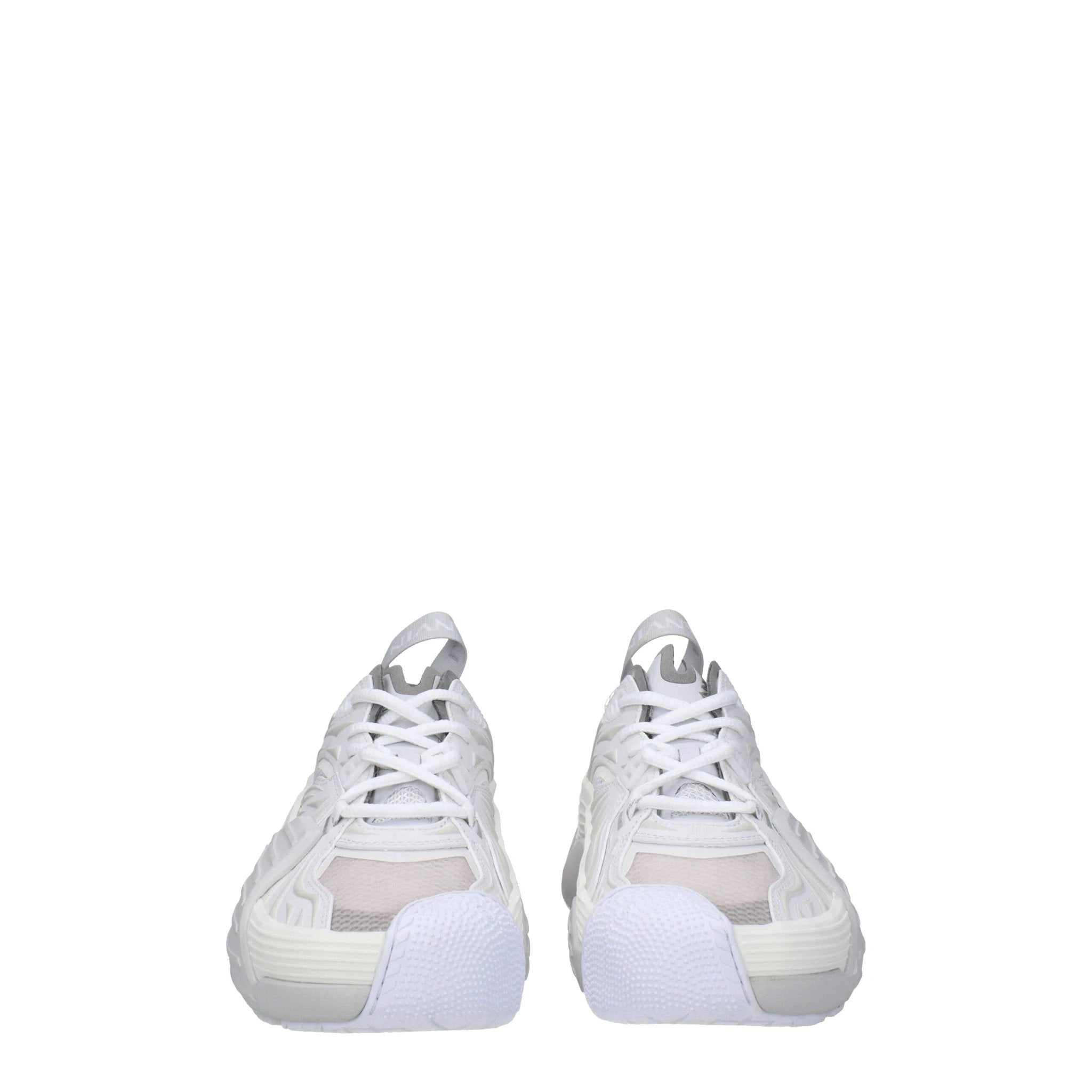 Baskets de sport en cuir blanc Lanvin