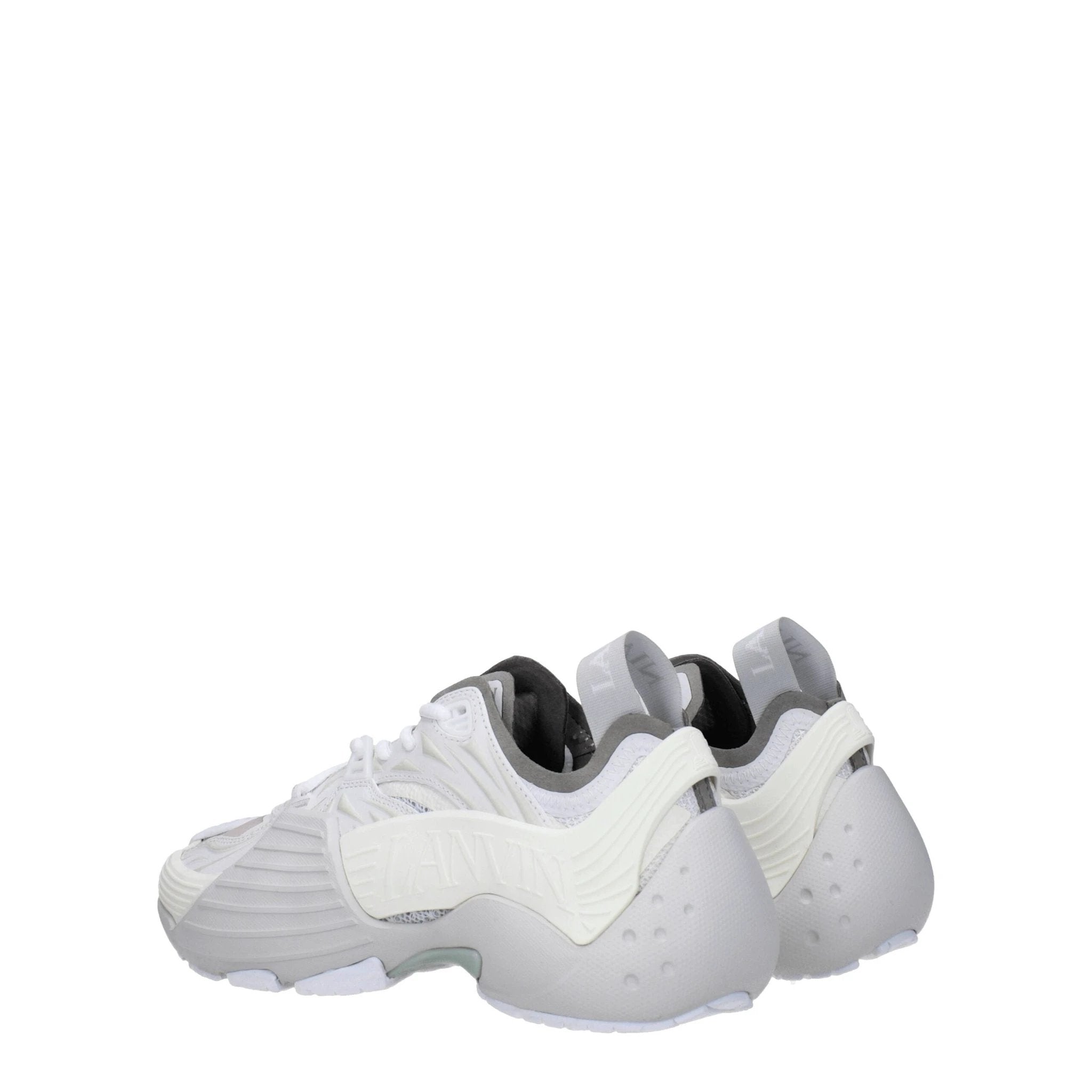 Baskets de sport en cuir blanc Lanvin