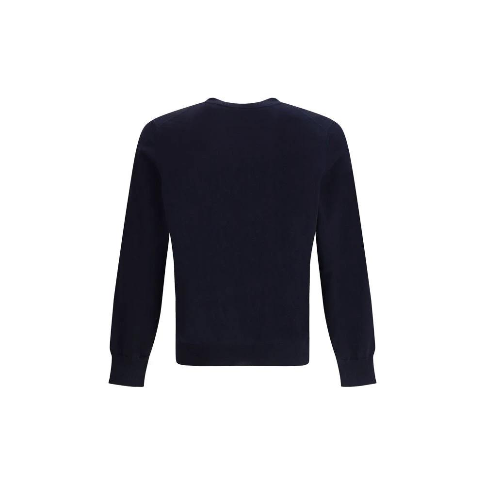 Brunello Cucinelli Blue Cotton Sweatshirt by Brunello Cucinelli