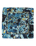 Dolce & Gabbana Multicolor Marble Square Foulard Scarf by Dolce & Gabbana