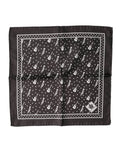 Dolce & Gabbana Black Guitar Trumpet Men Handkerchief Scarf by Dolce & Gabbana