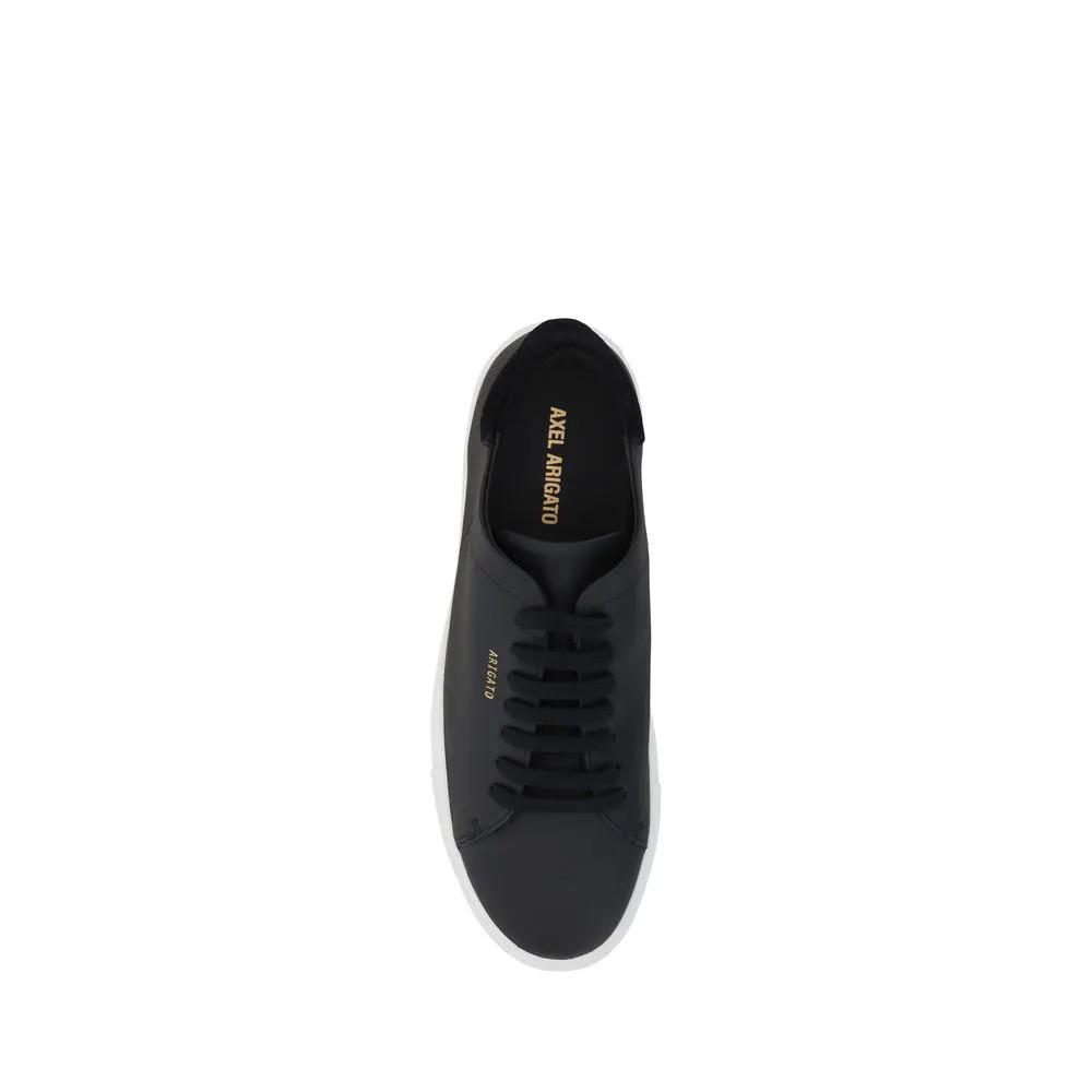 Axel Arigato Black Calf Leather Bos Taurus Low Top Sneakers