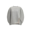Sweat-shirt gris en coton Attico