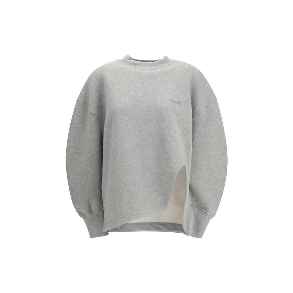 Sweat-shirt gris en coton Attico