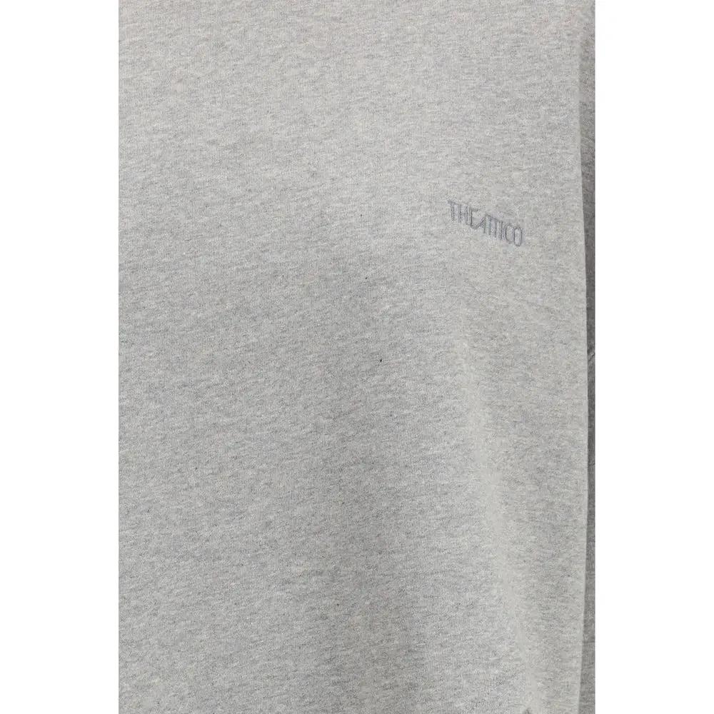Sweat-shirt gris en coton Attico