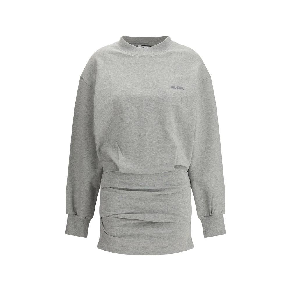 The Attico Gray Cotton Casual Dress by The Attico