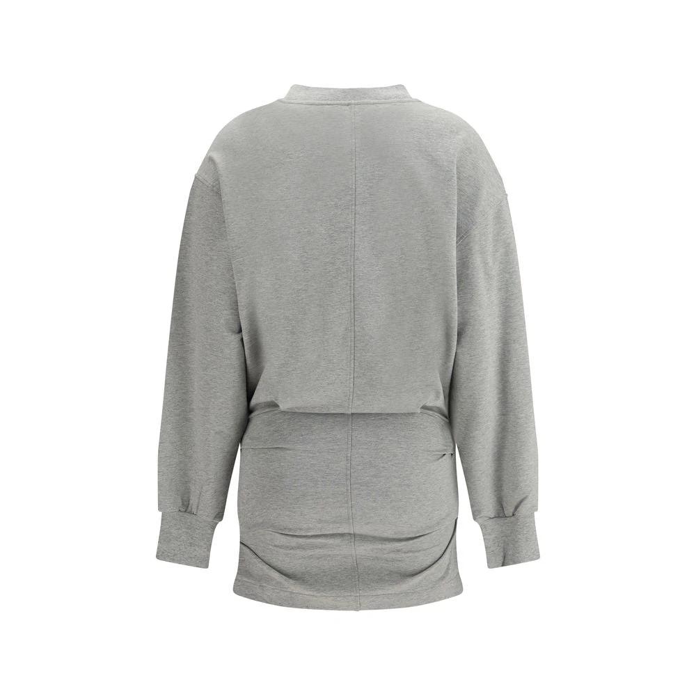 The Attico Gray Cotton Casual Dress by The Attico