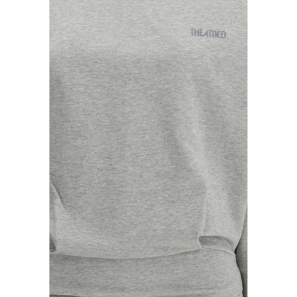 The Attico Gray Cotton Casual Dress by The Attico
