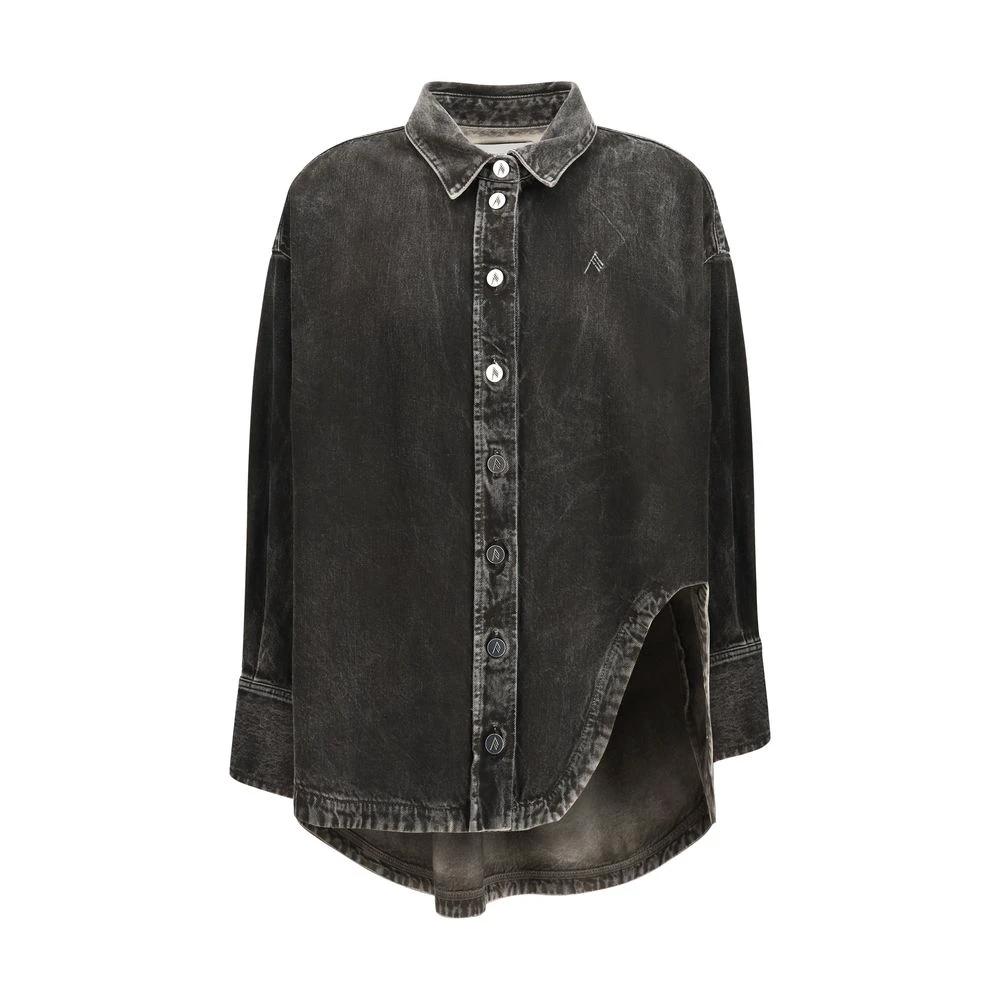 The Attico Black Denim Shirt by The Attico