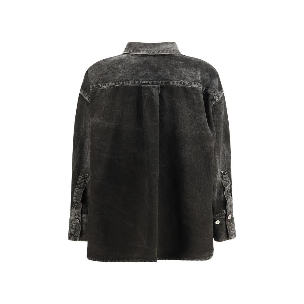The Attico Black Denim Shirt by The Attico