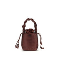 Ganni Bordeaux Recycled Polyester Handbag by Ganni