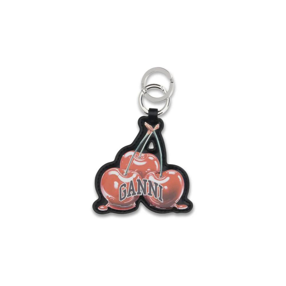 Ganni Multicolor Recycled Leather Keychain by Ganni