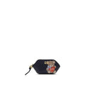 Ganni Black Recycled Leather Wallet by Ganni