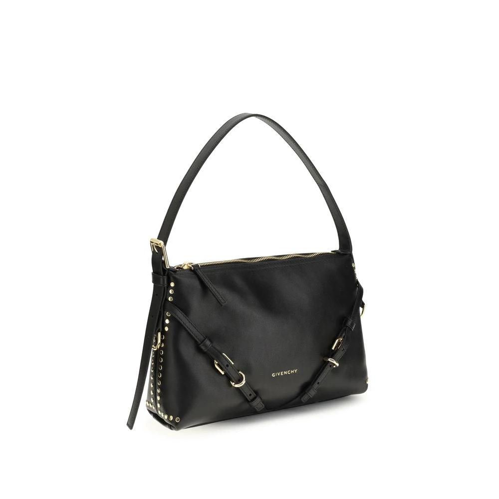 Givenchy Black Calf Leather Bos Taurus Shoulder Bag by Givenchy