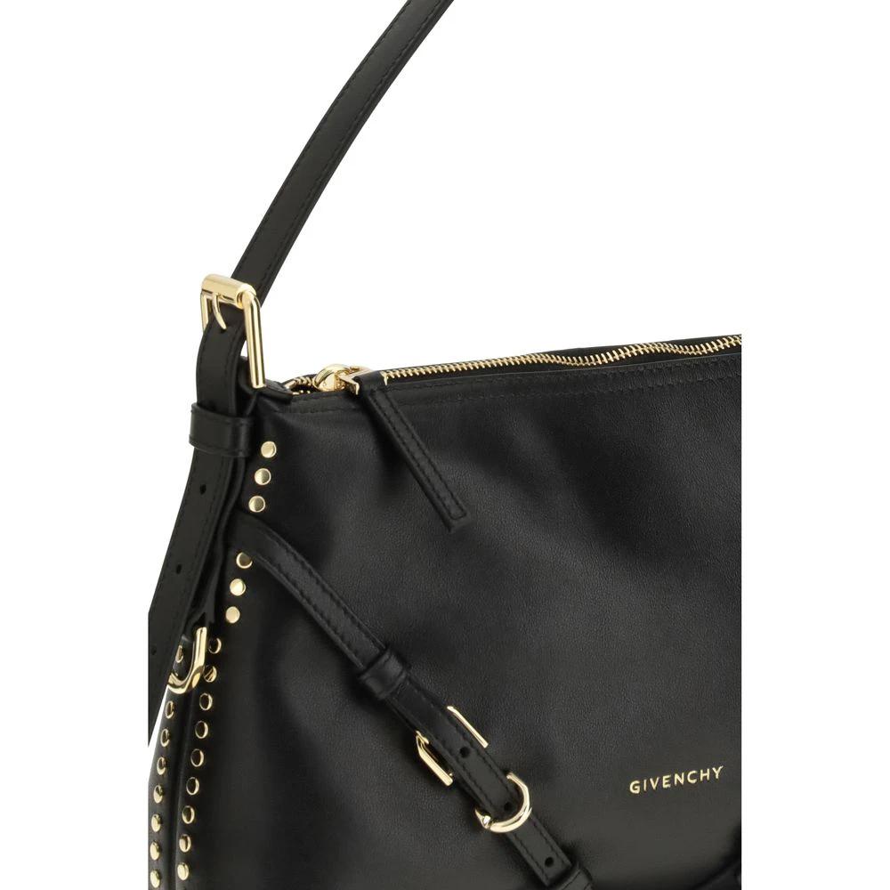 Givenchy Black Calf Leather Bos Taurus Shoulder Bag by Givenchy