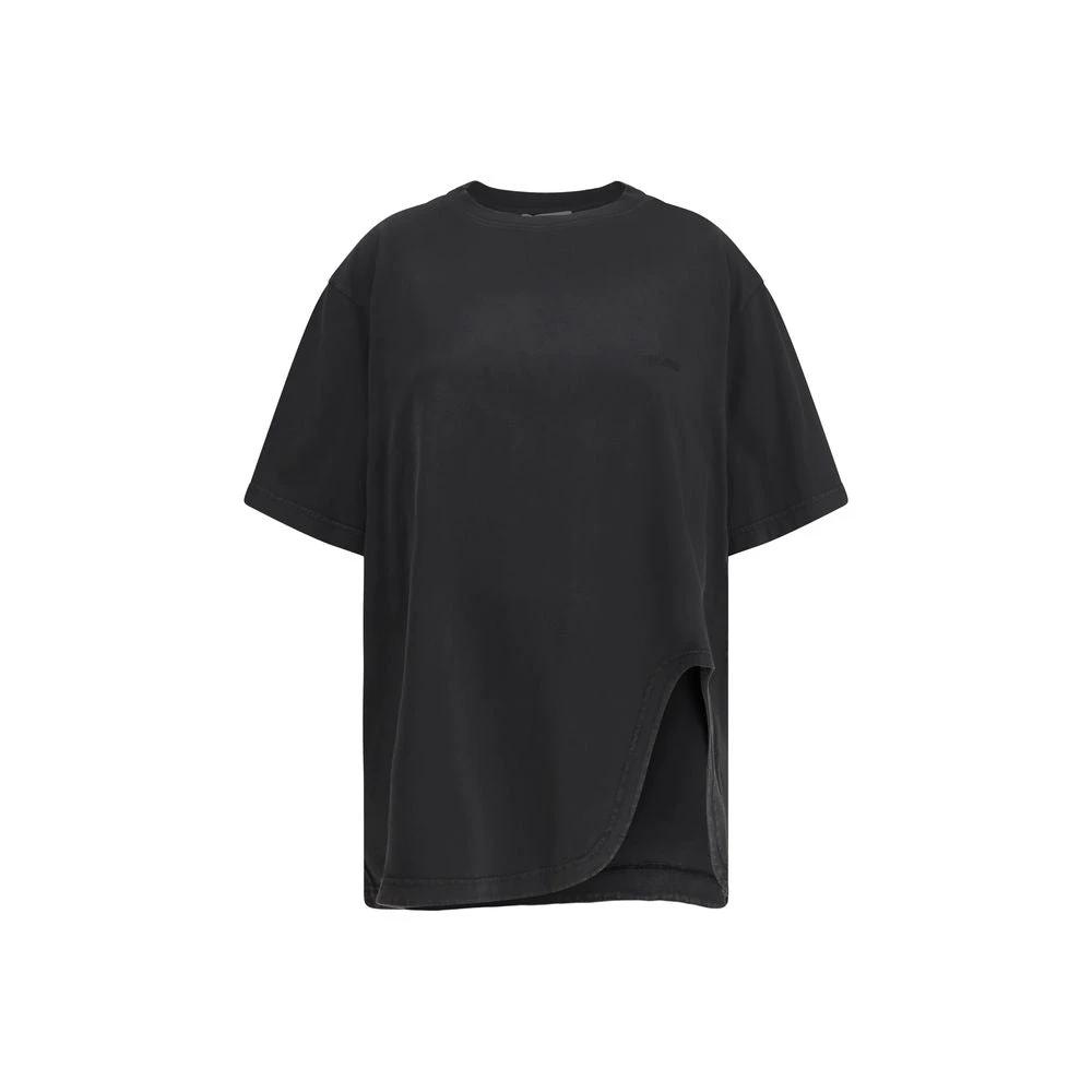 The Attico Black Cotton T-Shirt by The Attico