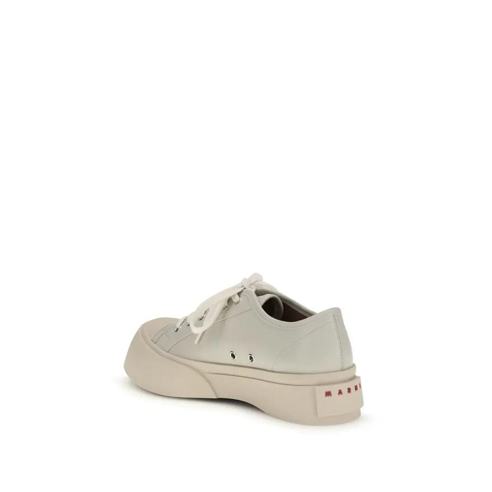 Marni White Napa Leather / Calf Bos Taurus Sneakers