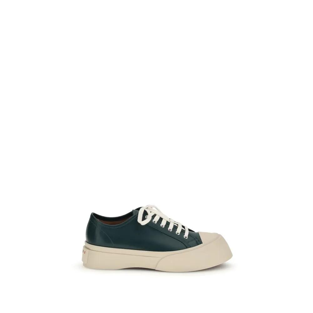 Marni Black Napa Leather / Calf Bos Taurus Chunky Sneakers