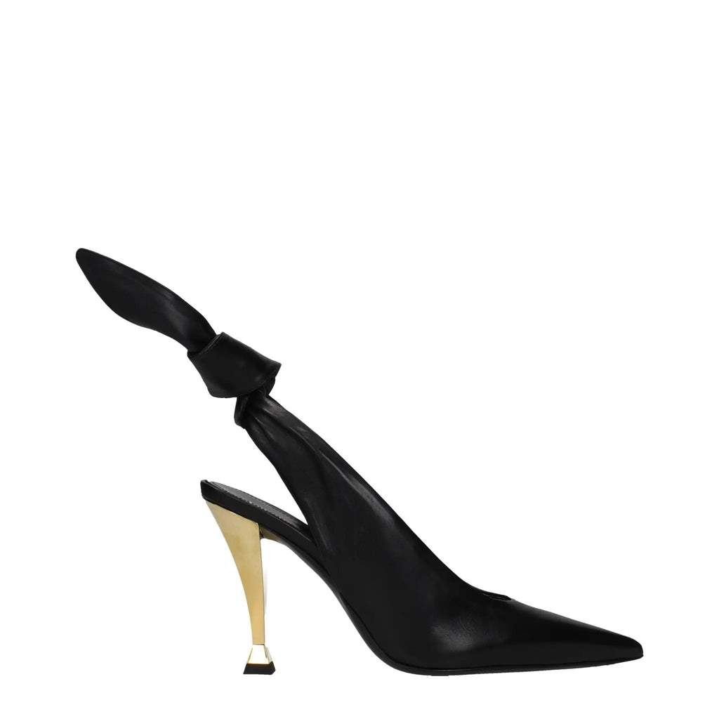 Escarpins Givenchy en cuir noir à talons hauts