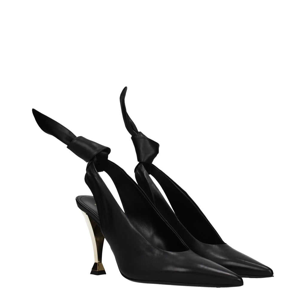 Escarpins Givenchy en cuir noir à talons hauts