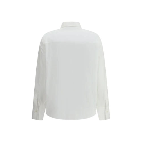 Chemise habillée en coton blanc Brunello Cucinelli