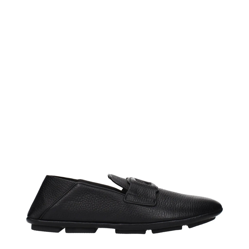 Mocassins Dolce &amp; Gabbana en cuir noir