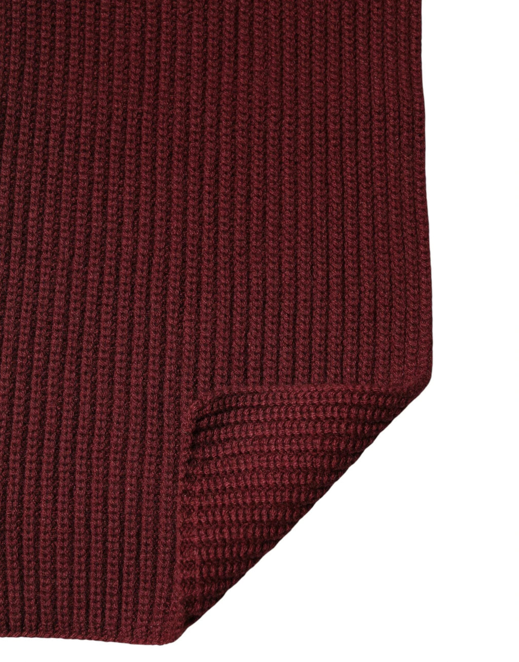 Dolce & Gabbana Maroon Cashmere Knitted NeckWrap Shawl Scarf by Dolce & Gabbana