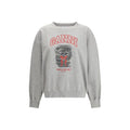 Ganni Gray Cotton Sweatshirt
