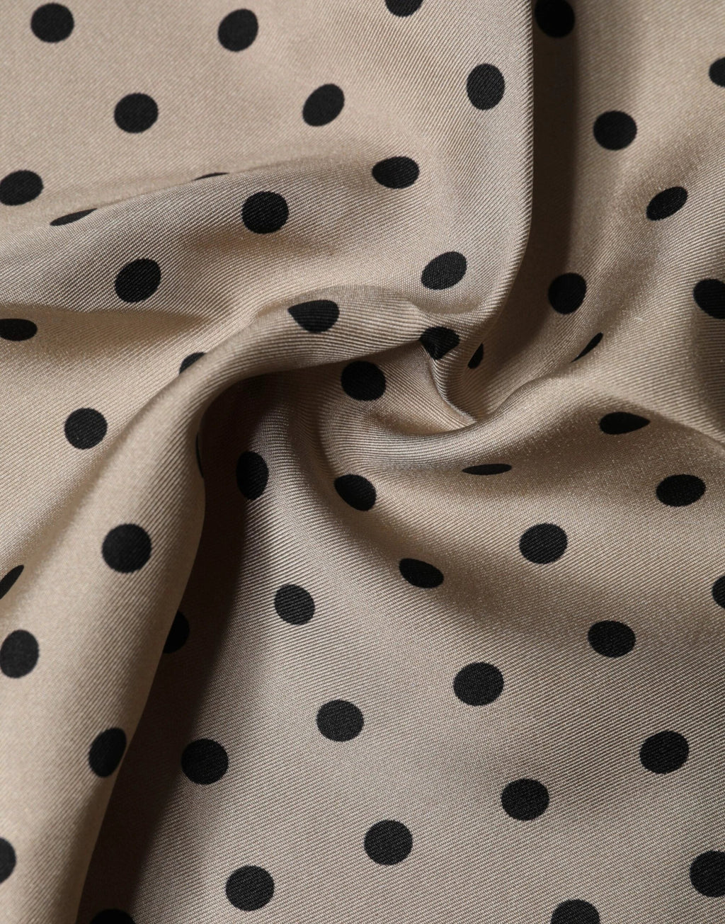Dolce & Gabbana Brown Polka Dot Square Handkerchief Scarf by Dolce & Gabbana