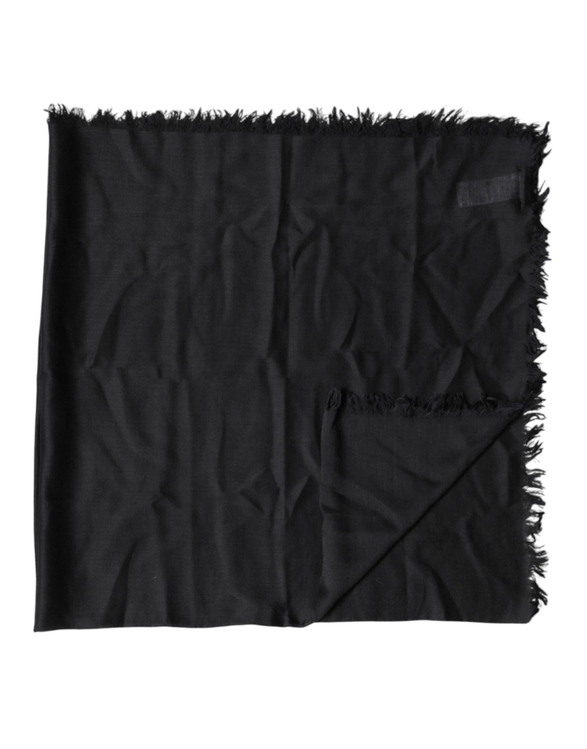 Dolce & Gabbana Black Lace Stole Neck Wrap Shawl Scarf by Dolce & Gabbana
