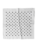 Dolce & Gabbana White Polka Dot Square Handkerchief Scarf by Dolce & Gabbana