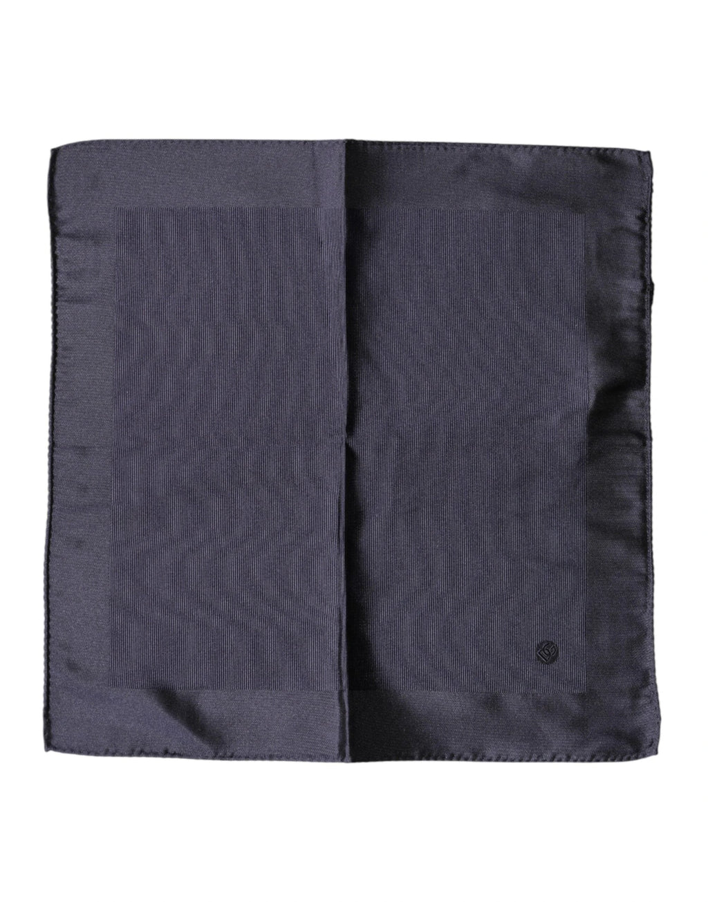 Dolce & Gabbana Blue Logo Silk Men Square Handkerchief Scarf by Dolce & Gabbana