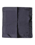Dolce & Gabbana Blue Logo Silk Men Square Handkerchief Scarf by Dolce & Gabbana
