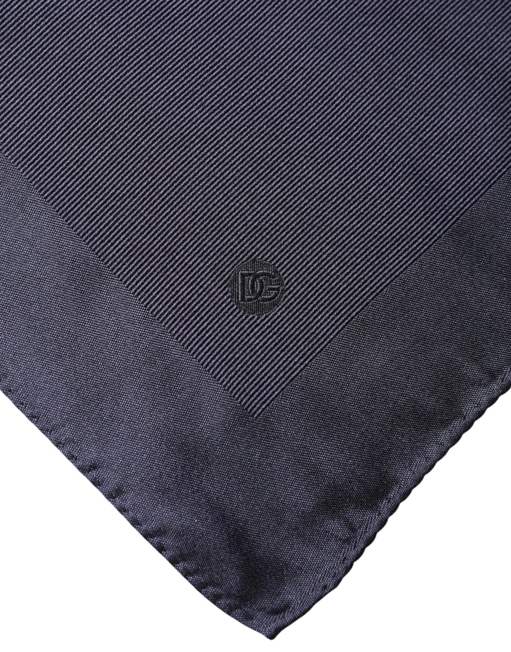 Dolce & Gabbana Blue Logo Silk Men Square Handkerchief Scarf by Dolce & Gabbana