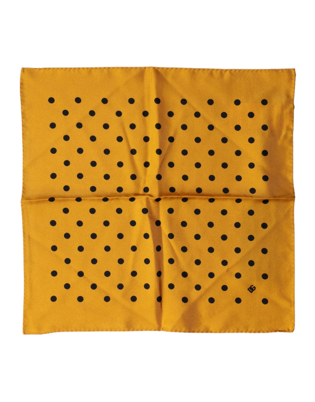 Dolce & Gabbana Orange Polka Dot Square Handkerchief Scarf by Dolce & Gabbana