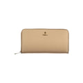 Portefeuille femme Furla en cuir beige