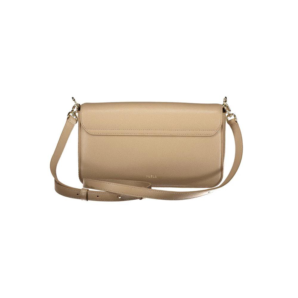 Furla Beige Leather Women Bag Furla