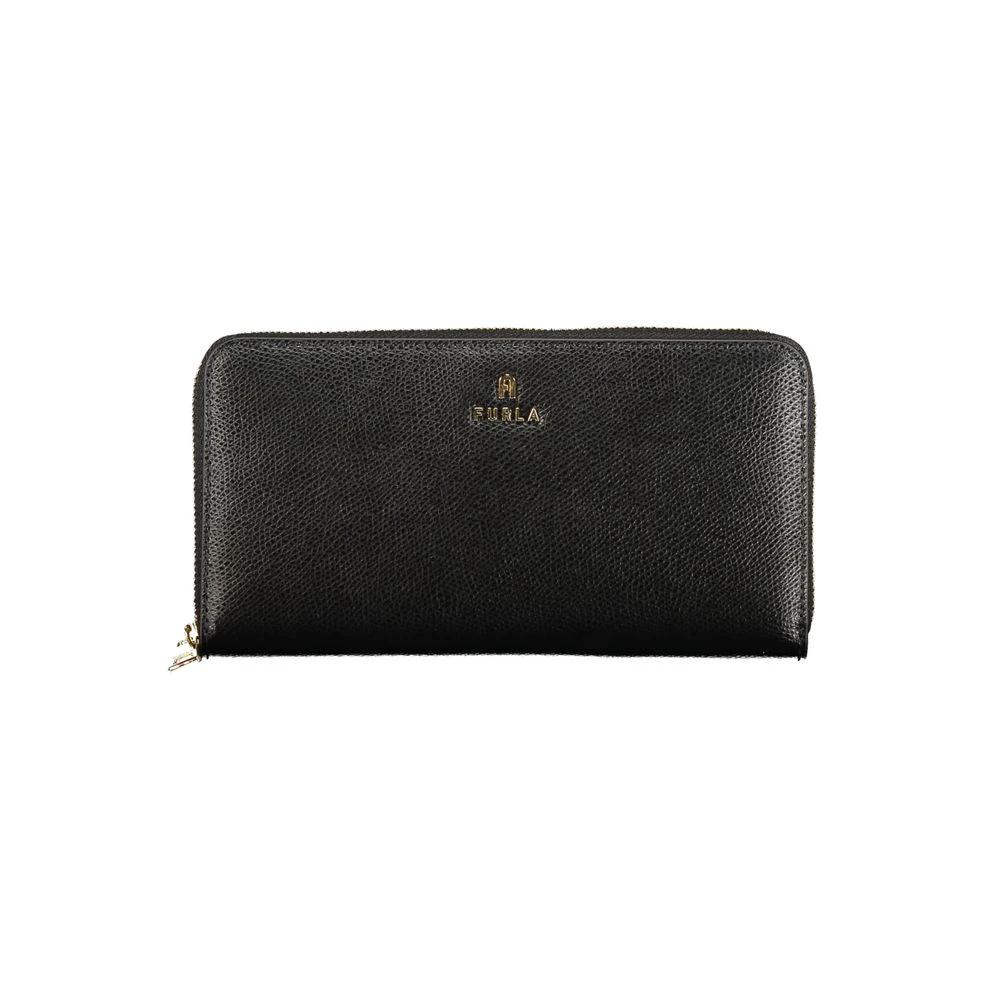 Furla Nero Leather Women Wallet Furla
